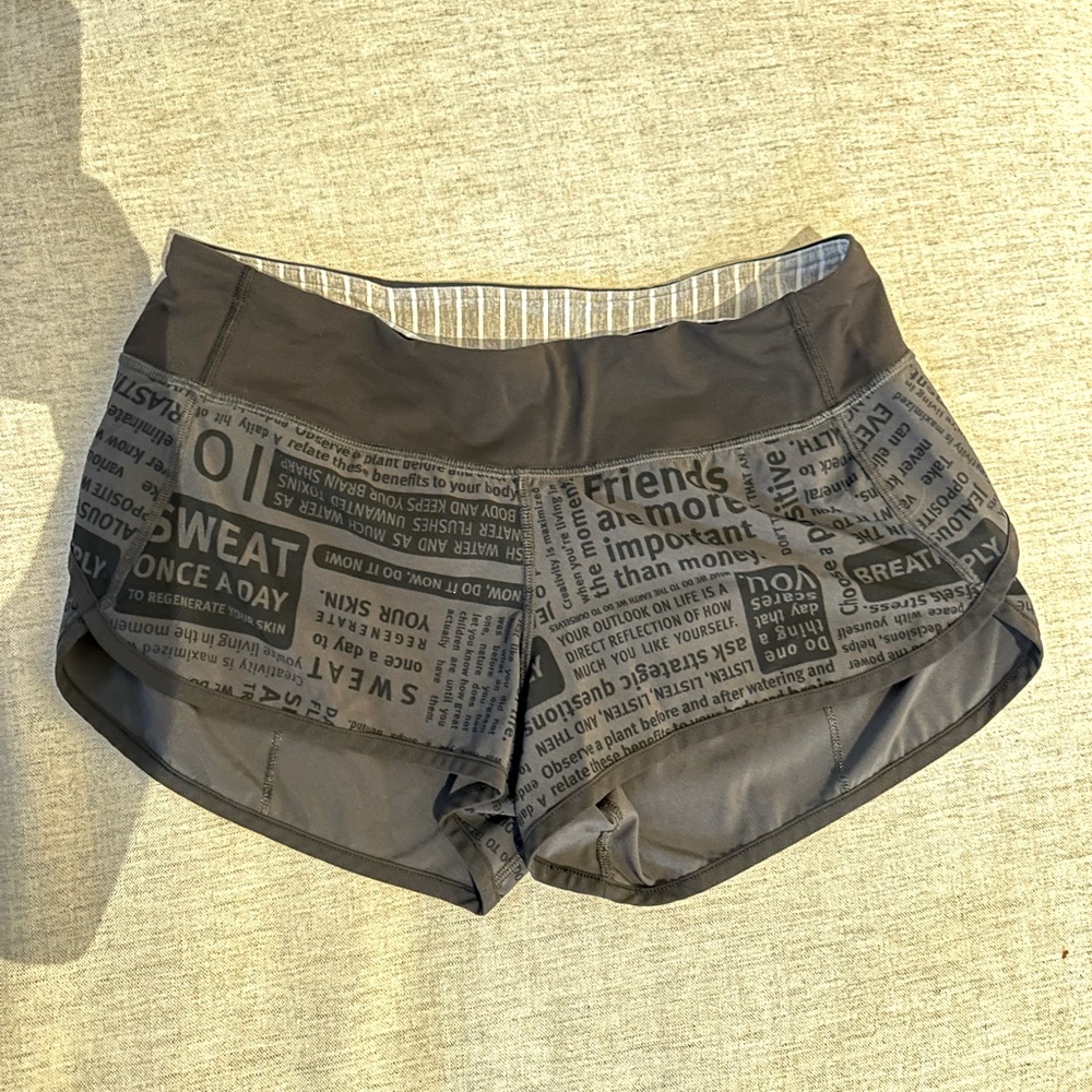 Lululemon Speed Shorts size 6